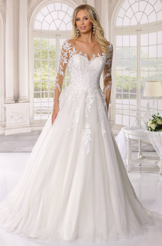 Vestido Noiva Princesa com Mangas LB422066-539.1510-330x500