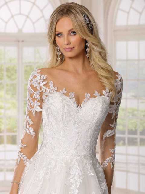 Vestido Noiva Princesa com Mangas 1135.872.117.539.1510 | Casamentos - LB422066